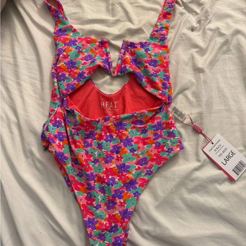HEAT Women's Floral One Piece Swimsuit - Multicolor